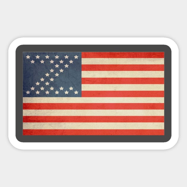 Z Nation US Flag Sticker by pasnthroo